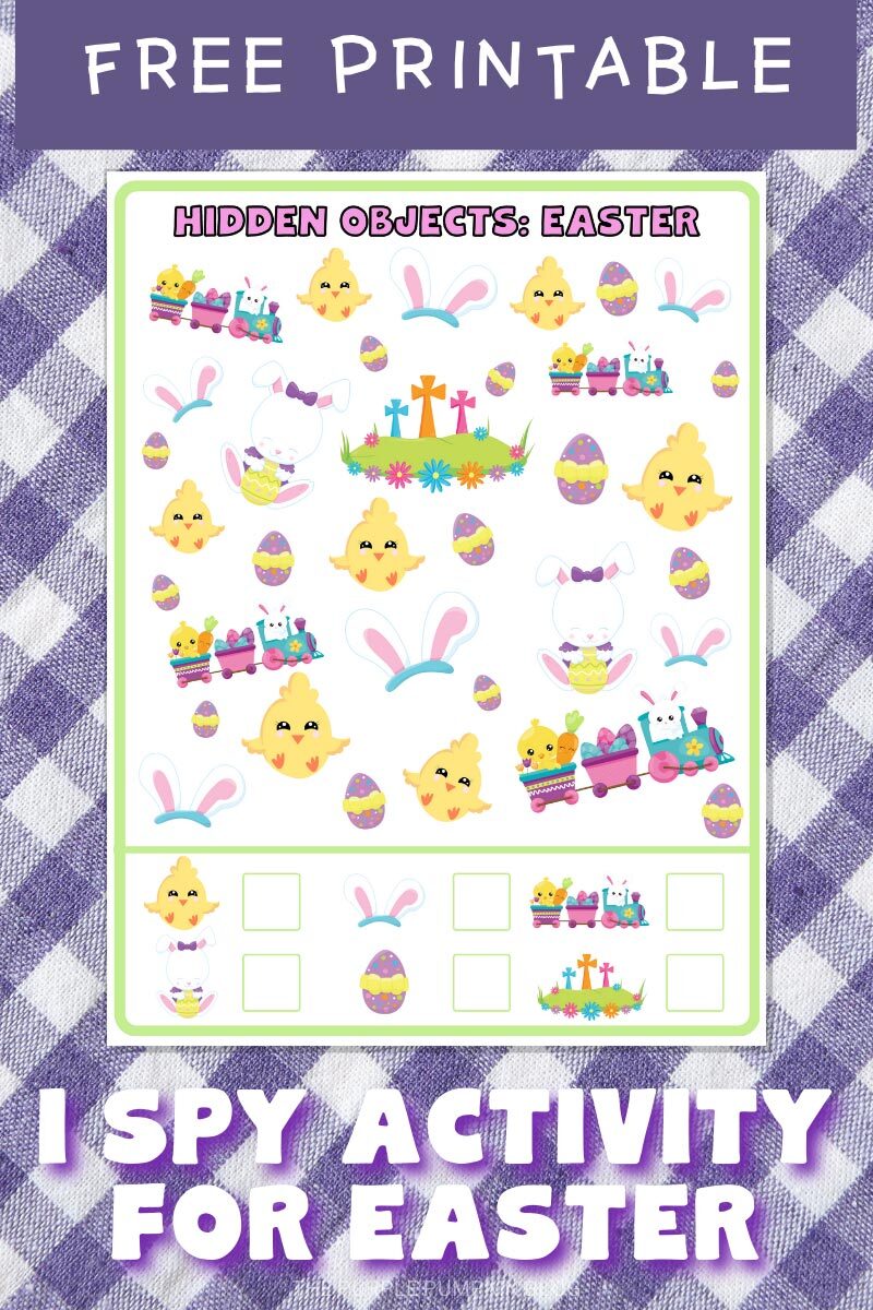 Free Printable I Spy Activity For Easter