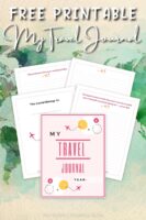 Free Printable Travel Journal To Document Your Adventures!