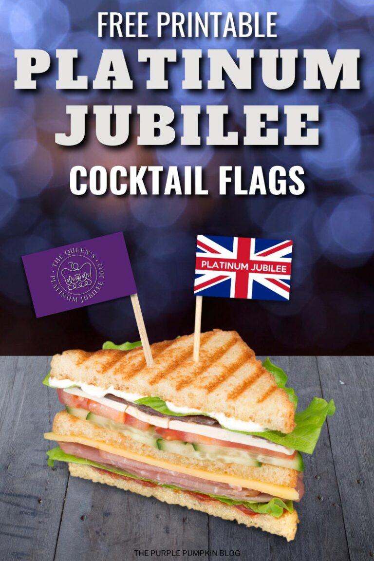 Free Printable Platinum Jubilee Decorations! Flags, Paper Chains &amp; More!