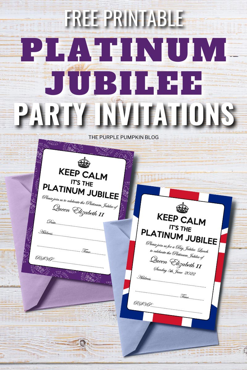 Free Printable Platinum Jubilee Decorations! Flags, Paper Chains &amp; More!