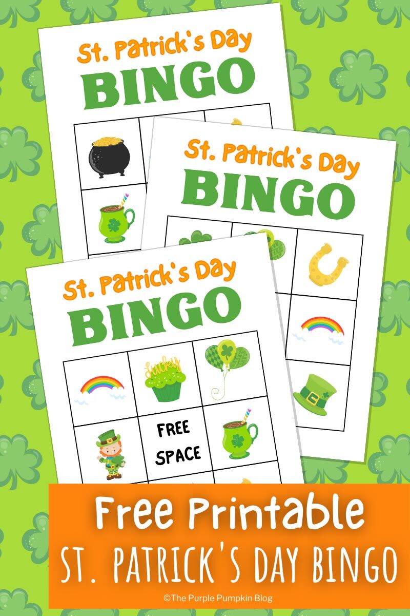 Free Printable St. Patrick's Day Bingo