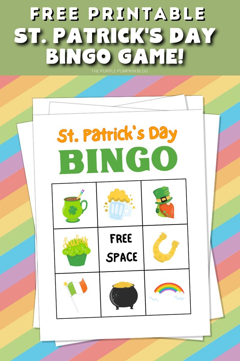 Free Printable St. Patrick's Day Bingo Game!