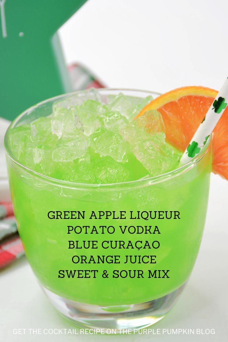 Green Cocktail for St. Patrick's Day