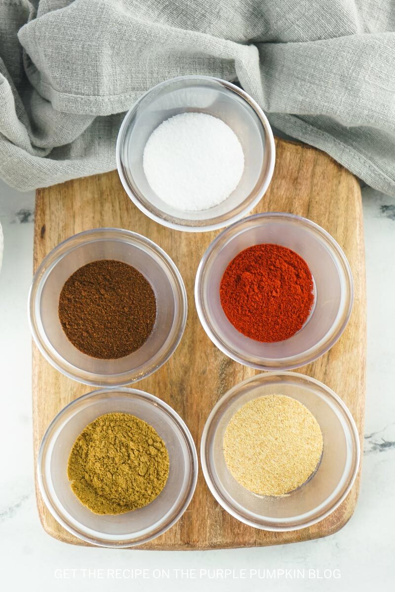 Homemade Fajita Seasoning Ingredients