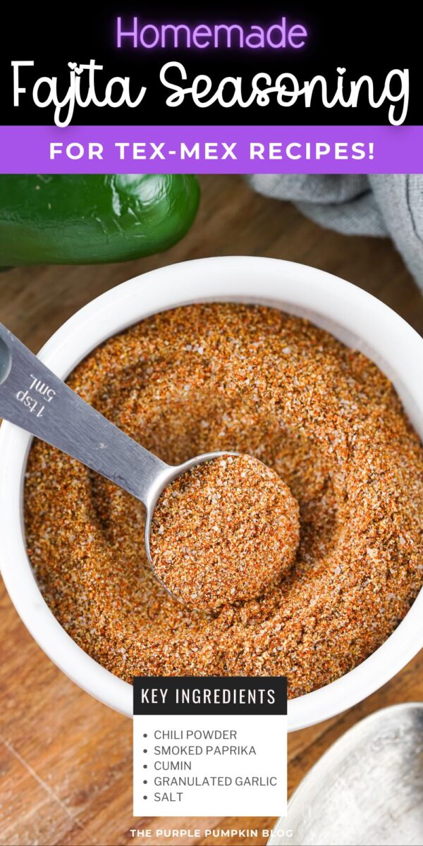 Homemade Fajita Seasoning for Tex-Mex Recipes!