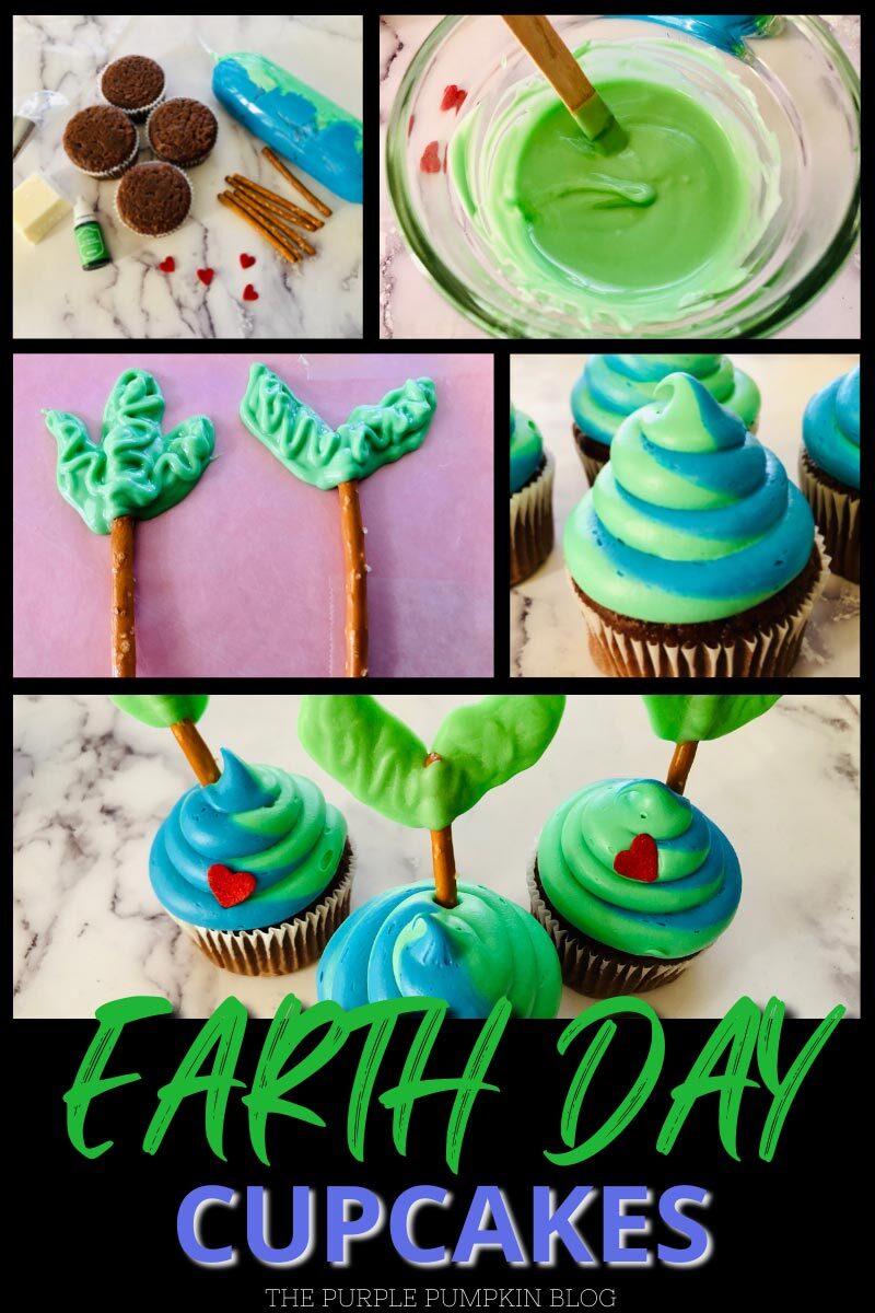 How to Make Earth Day Cupcakes