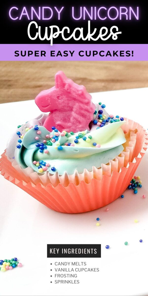 Key Ingredients for Candy Unicorn Cupcakes