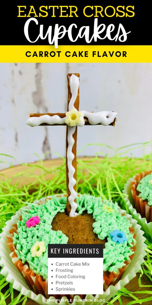 Key Ingredients for Easter Cross Cupcakes