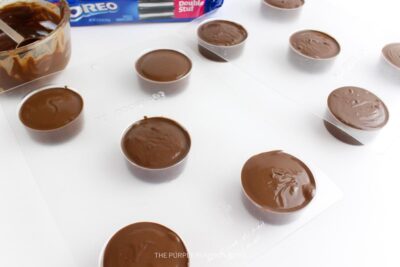 Leaving Cookie & Chocolate Layers to Set