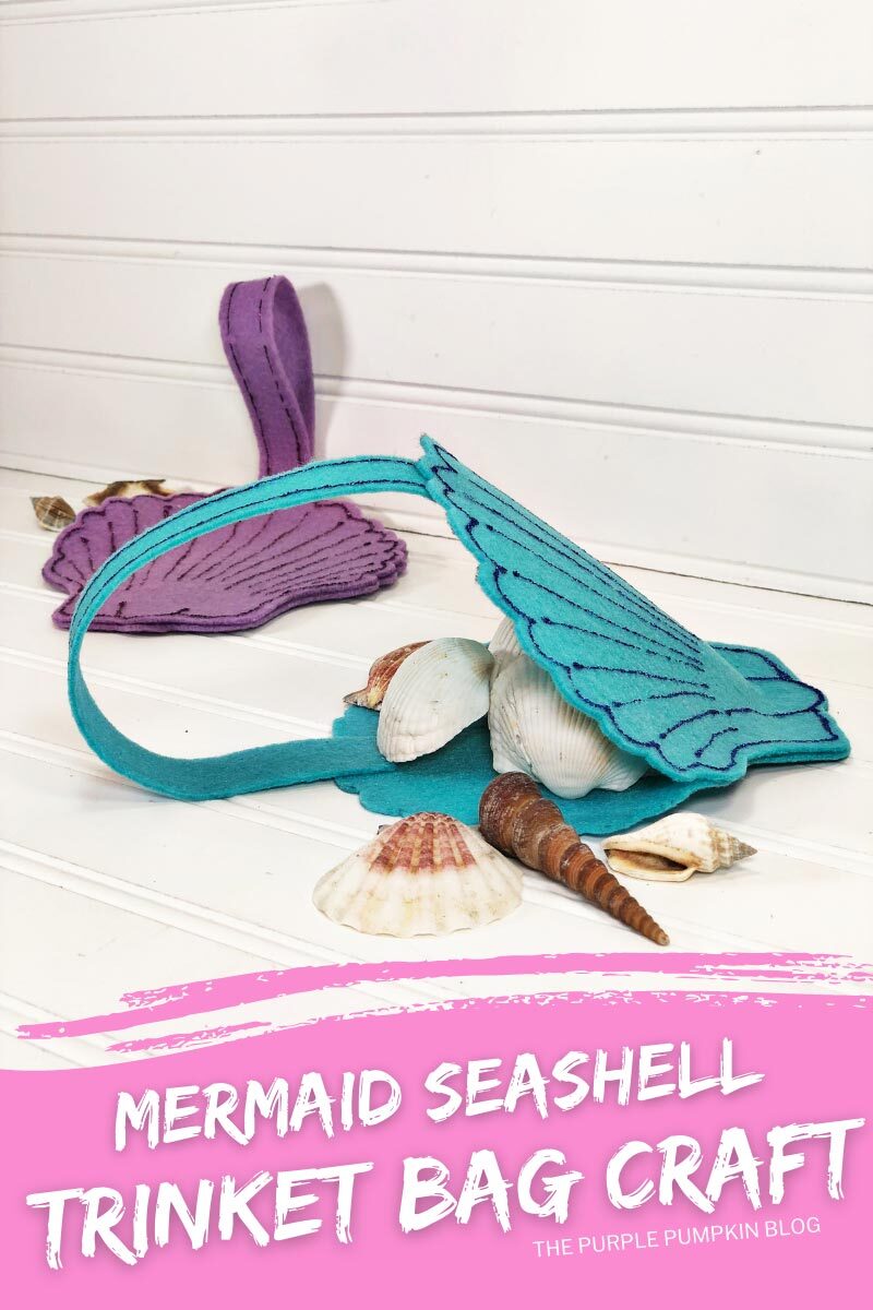 Mermaid Seashell Trinket Bag Craft