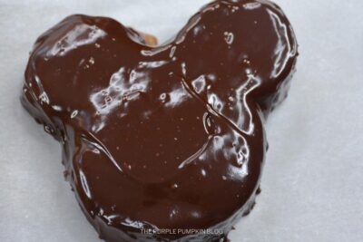 Mickey Brownie Covered with Chocolate