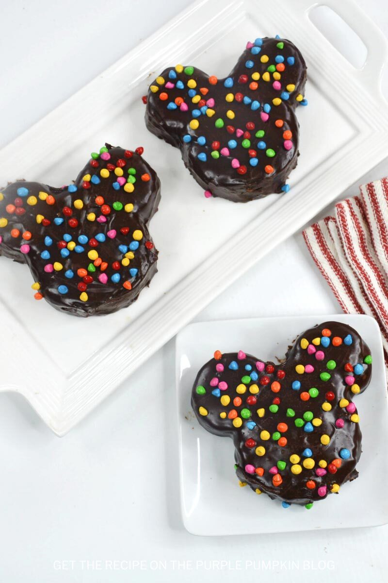 Mickey Cosmic Brownies - Disney Snacks at Home!