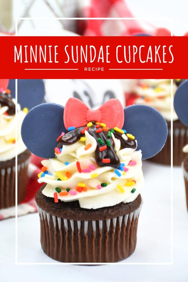 Minnie Sundae Cupcakes Recipe