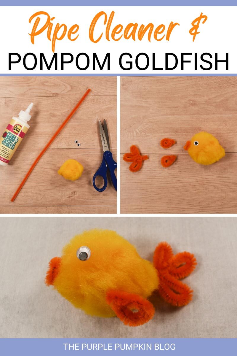 Pipe Cleaner & Pompom Goldfish
