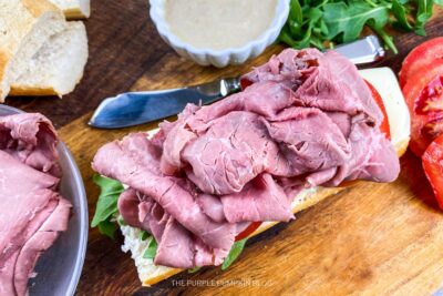 Roast Beef on Baguette