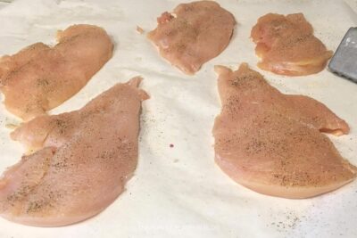 Seasoning the Chicken