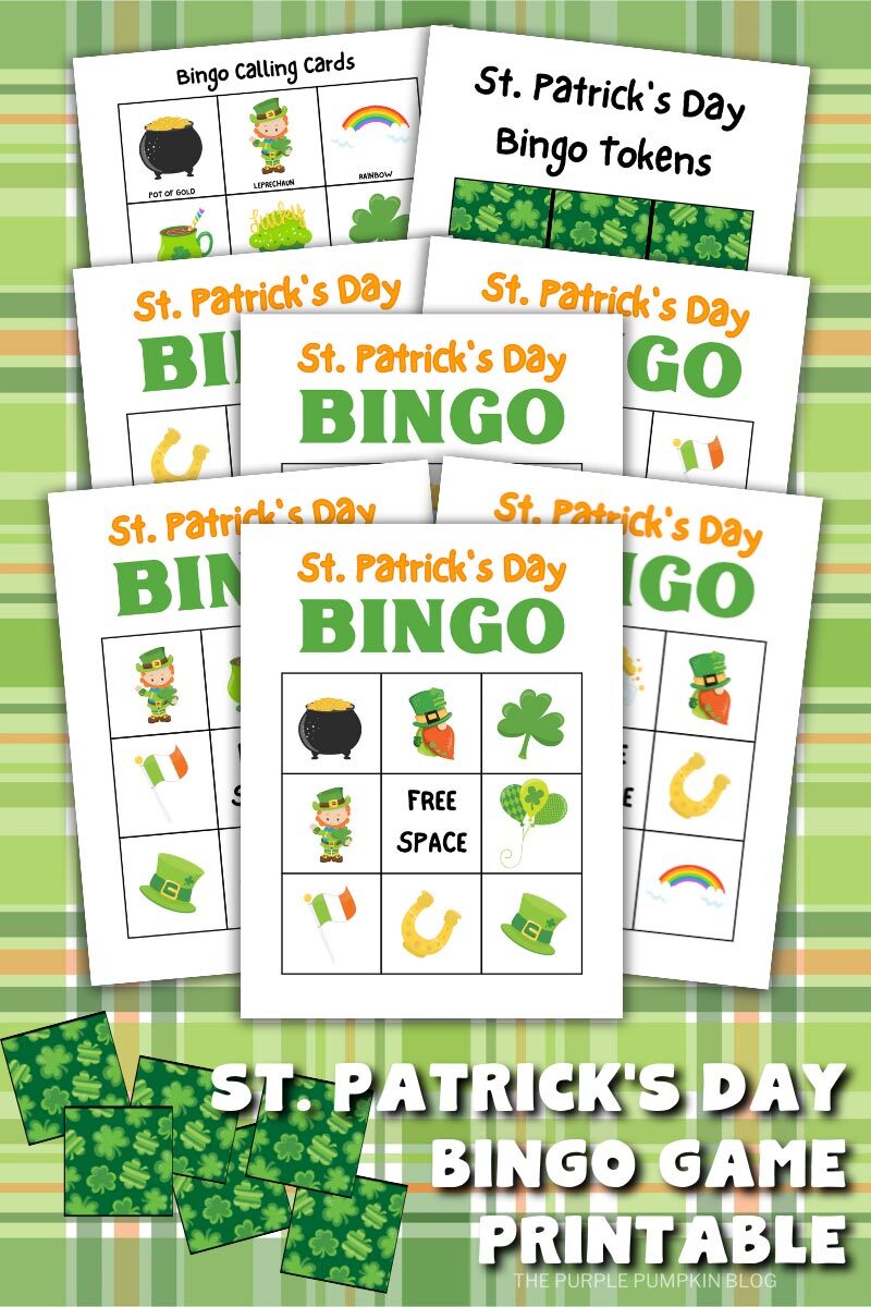 St. Patrick's Day Bingo Game Printable