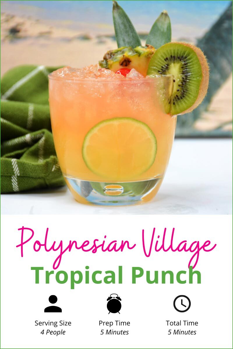 Timecard for Polynesian Village Tropical Punch
