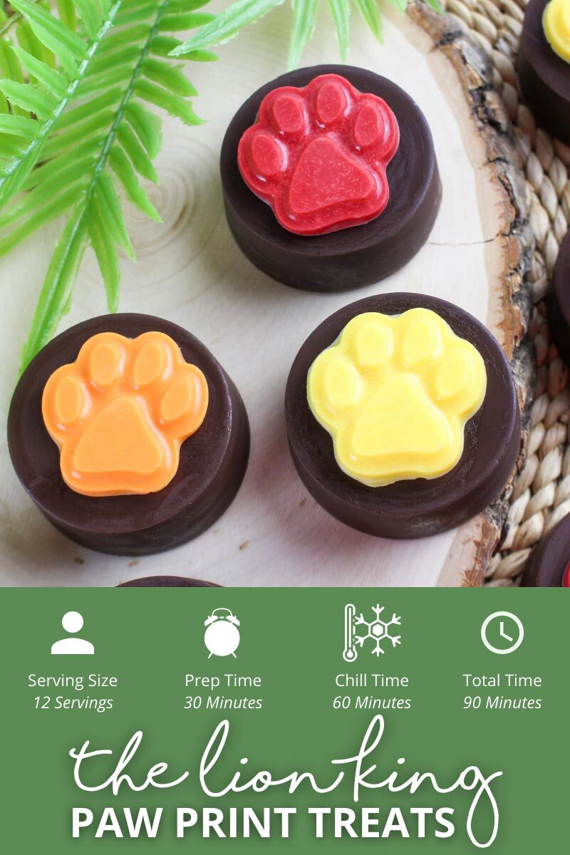 Timecard for The Lion King Paw Print Treats