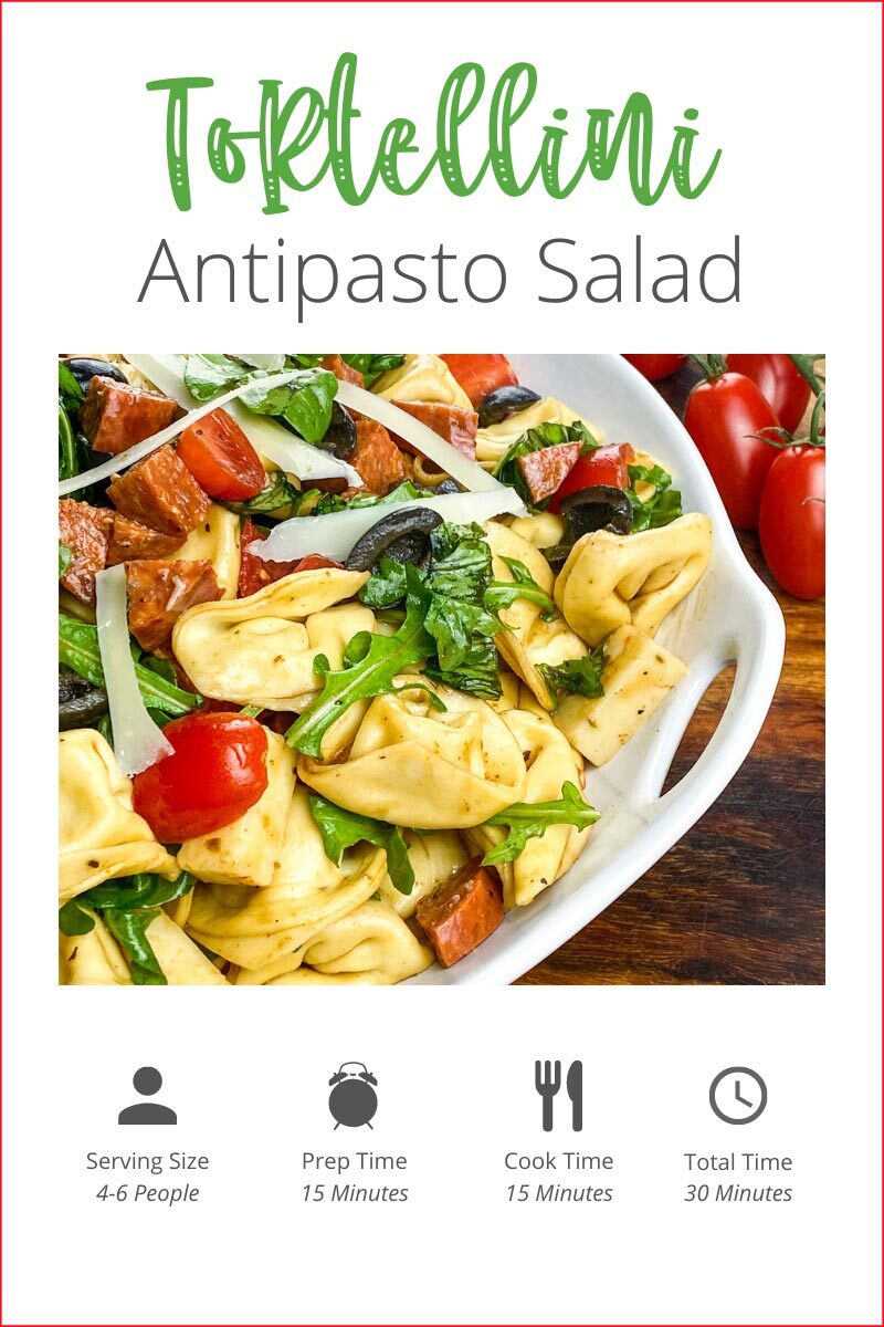 Timecard for Tortellini Antipasto Salad