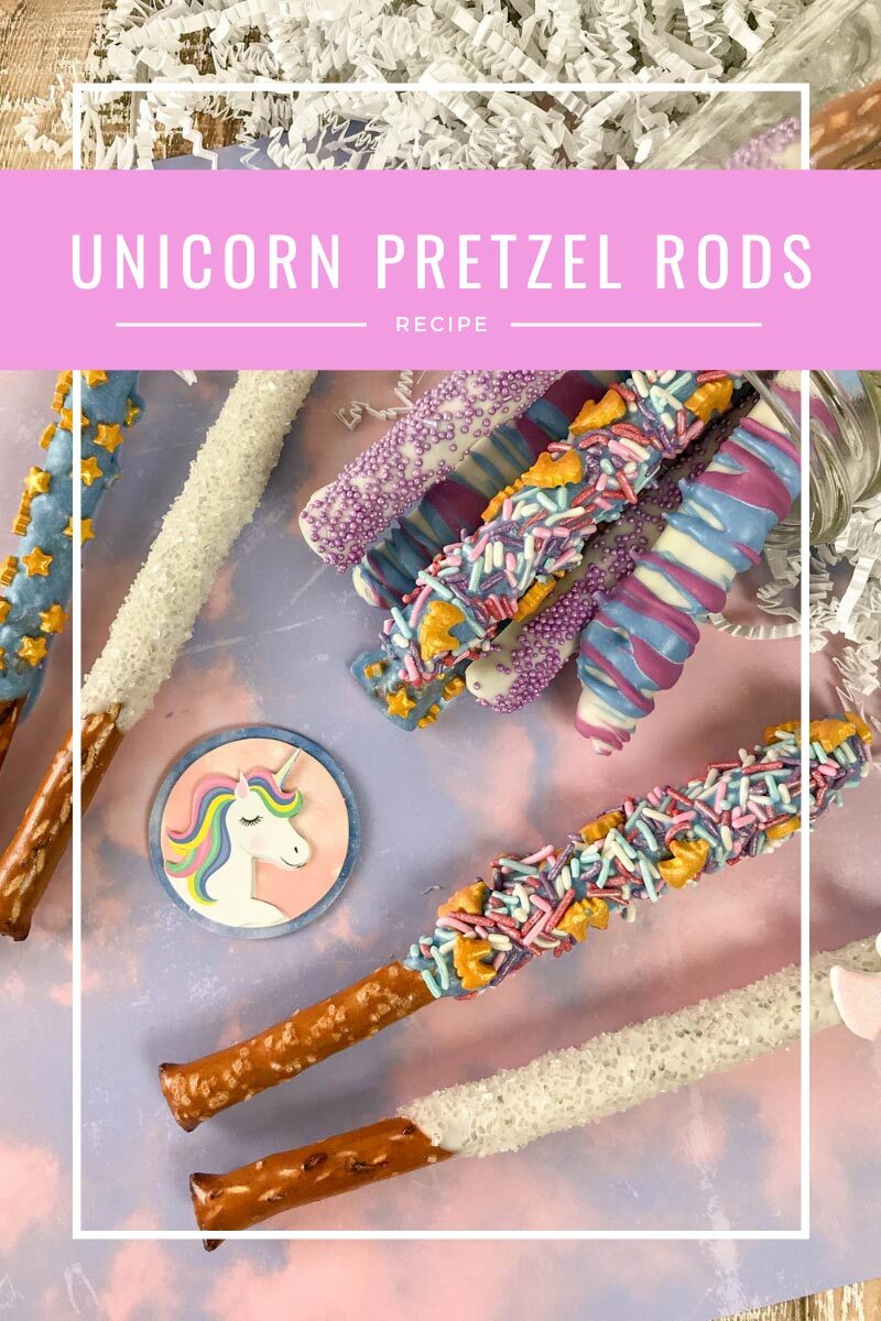 Unicorn Pretzel Rods Recipe
