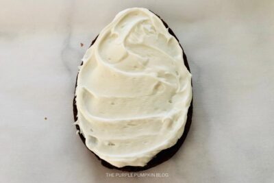 Adding White Frosting Layer