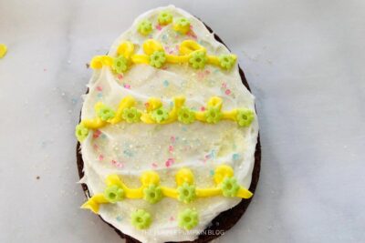 Adding flower sprinkles