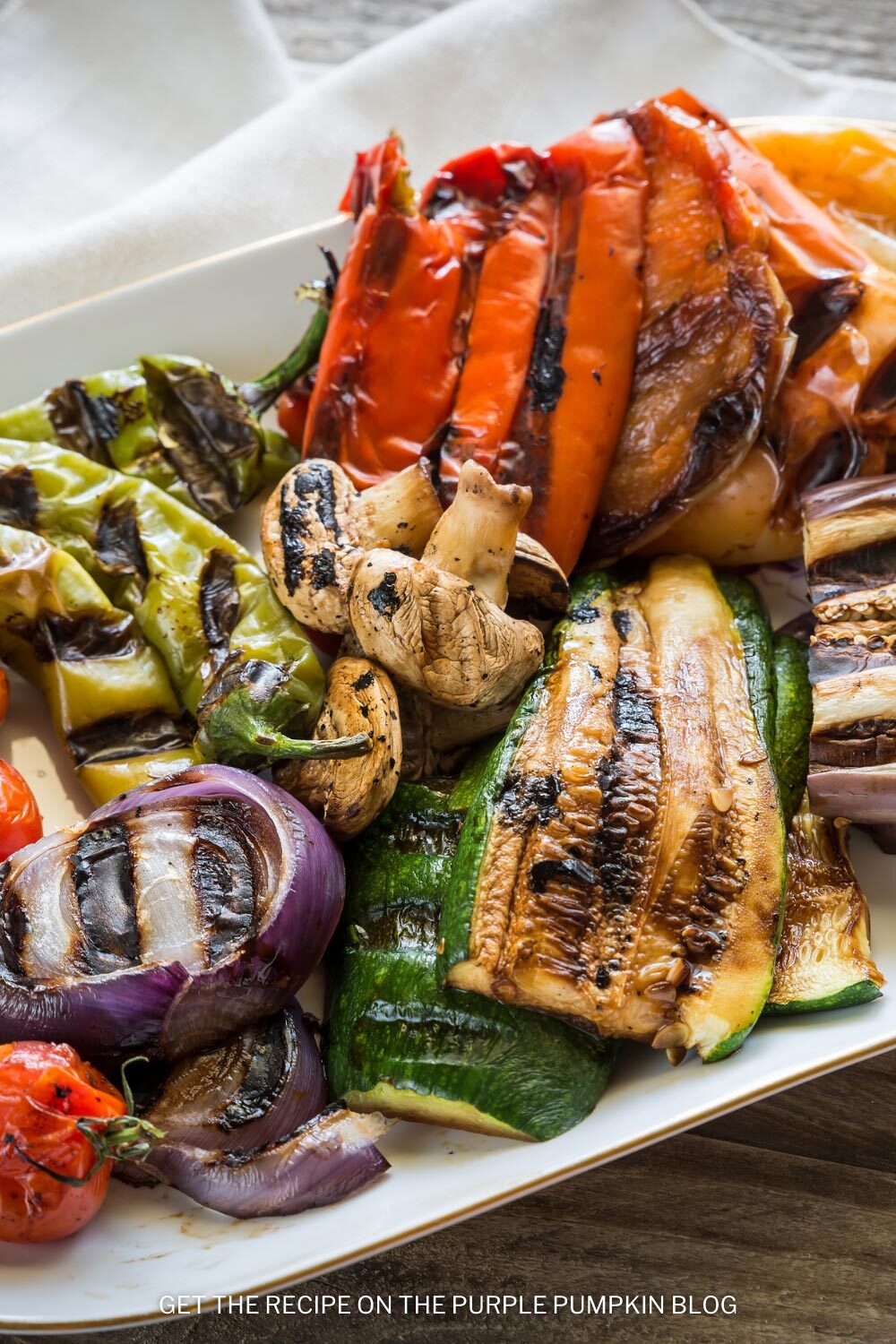 Grilled Vegetables with Herb Butter