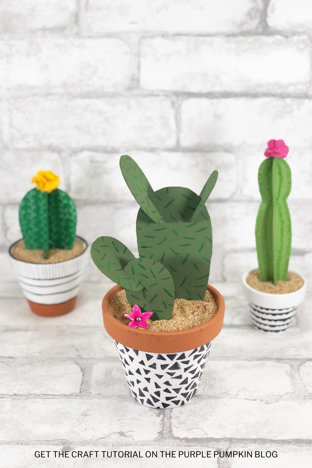 How To Make Cactus Plants Using Cardboard