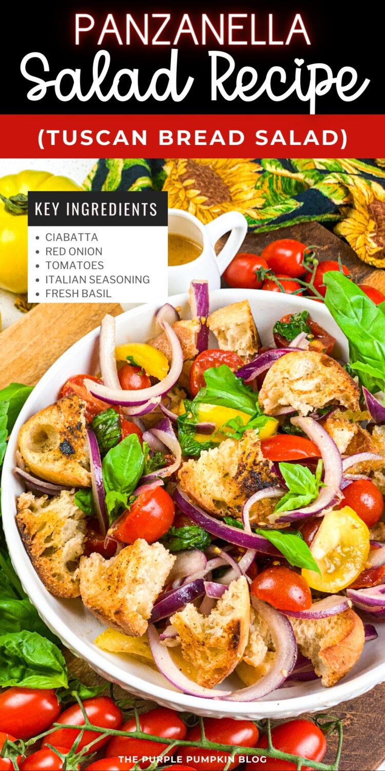 Ingredients for Panzanella Salad Recipe