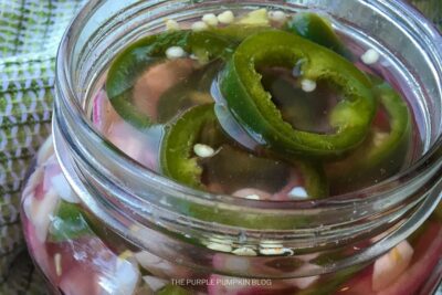 Jar Topped with Pickling Solution