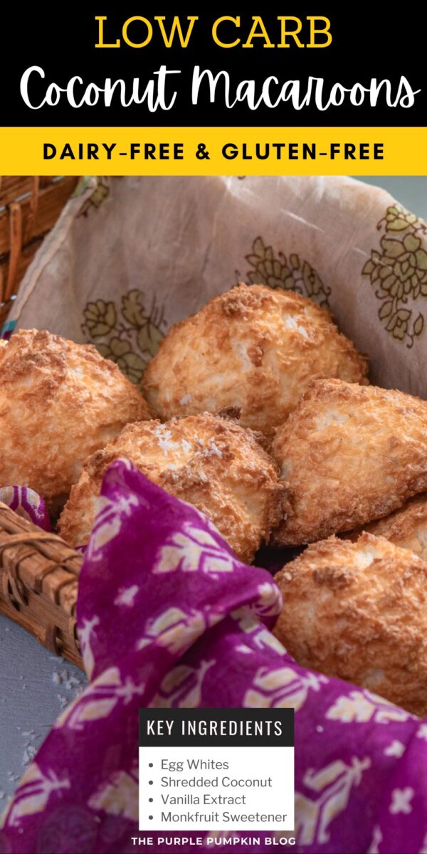 Key Ingredients for Low Carb Coconut Macaroons