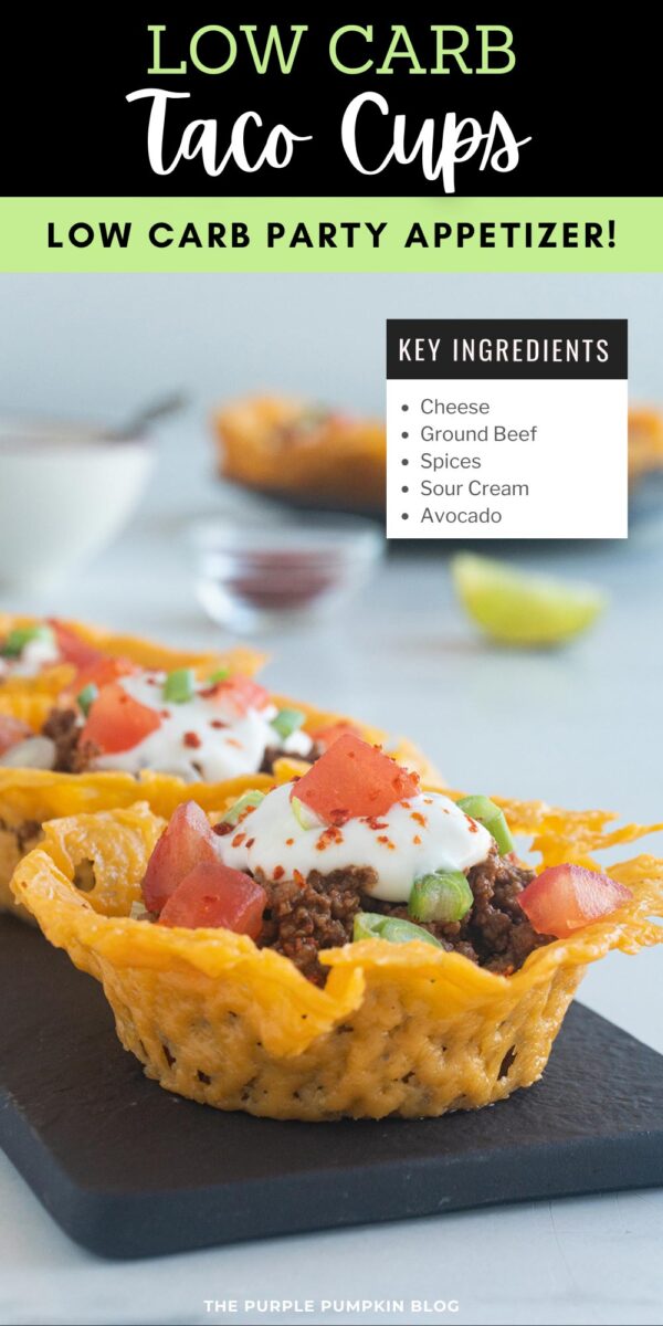 Key Ingredients for Low Carb Taco Cups