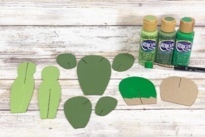 Painting Cactus Parts