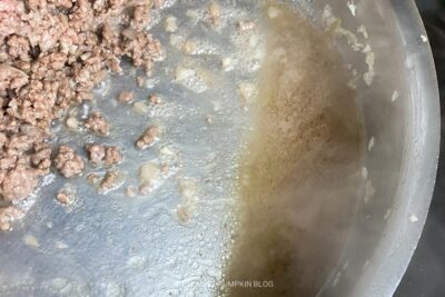 Removing Excess Liquid from Pan