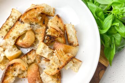 Torn Bread Pieces