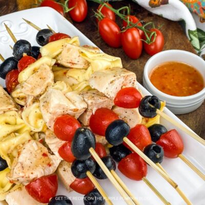 Tortellini & Chicken Skewers Recipe