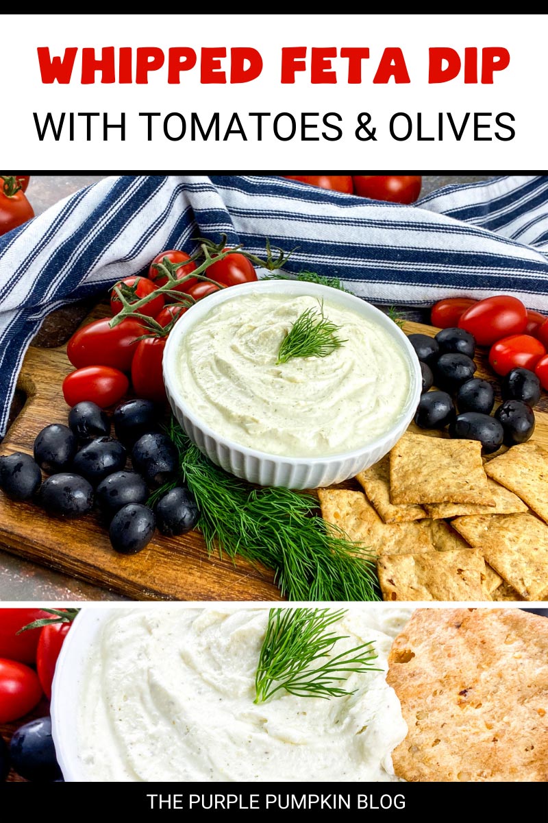 Whipped Feta Dip with Tomatoes & Olives