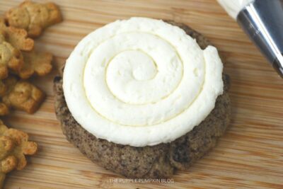 White Frosting on Cookie