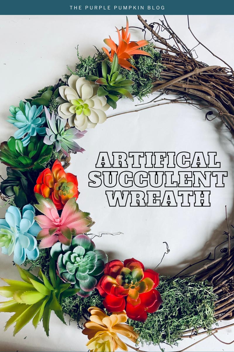 Artificial-Succulent-Wreath