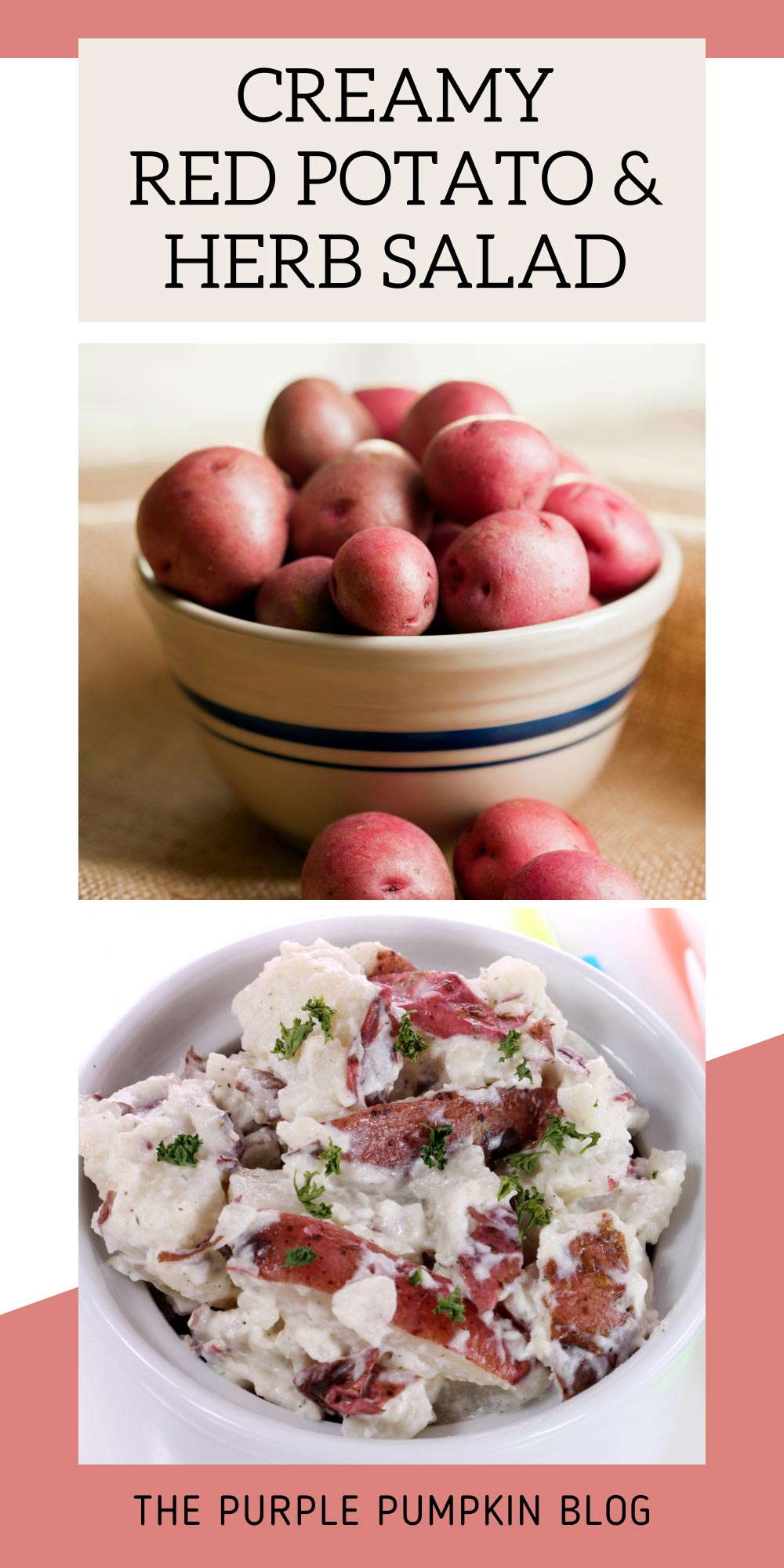 Creamy Red Potato Salad with Fresh Herbs For Barbecues or Picnics!