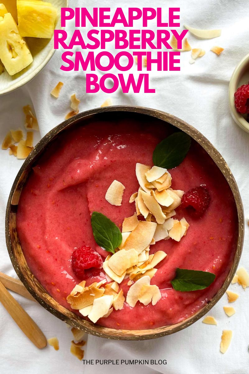 Healthy-Pineapple-Raspberry-Smoothie-Bowl