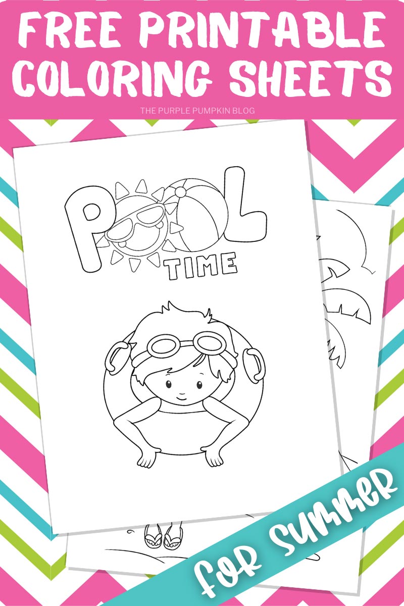 Free Printable Coloring Sheets for Summer