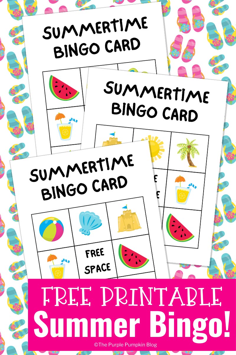 Free Printable Summer Bingo!