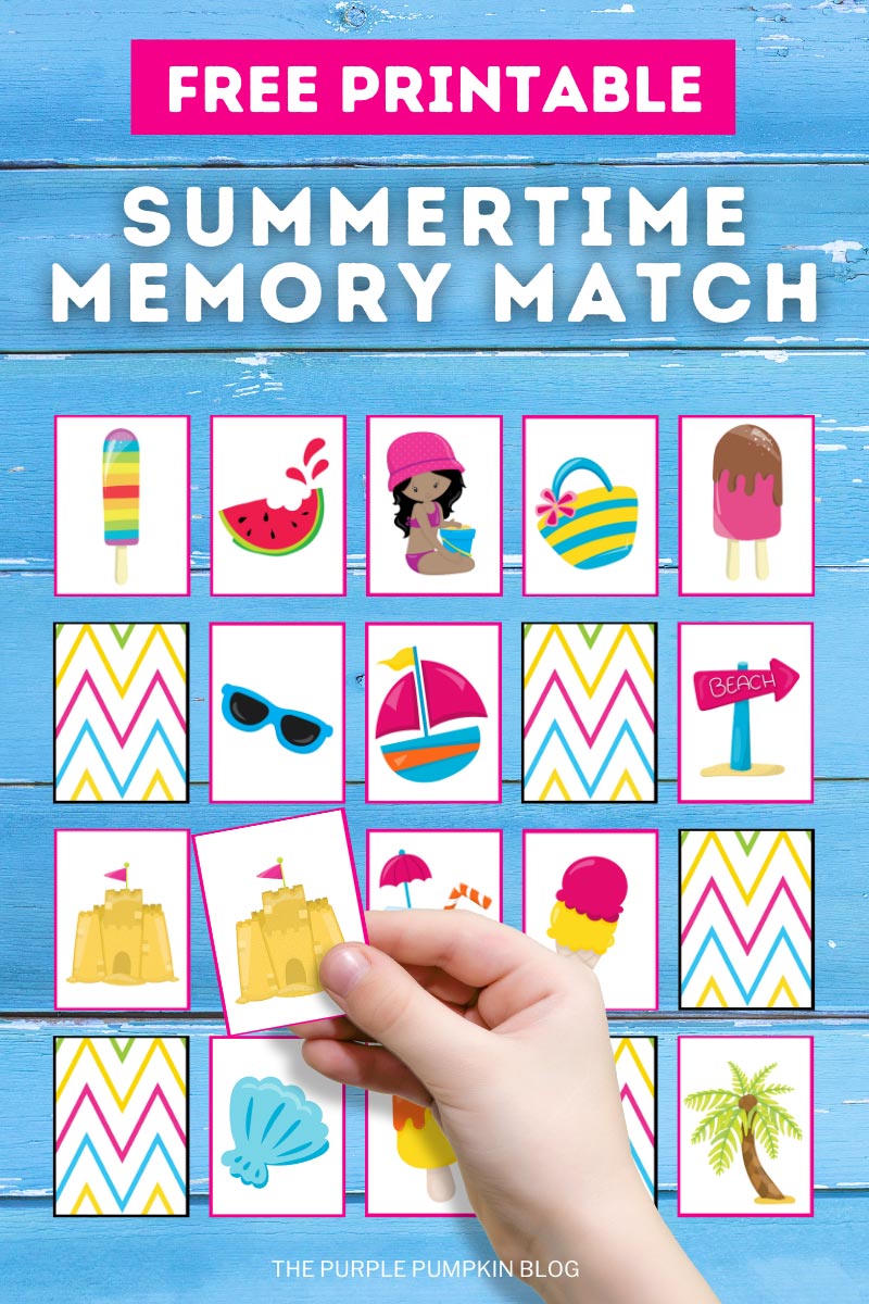 Free-Printable-Summertime-Memory-Match