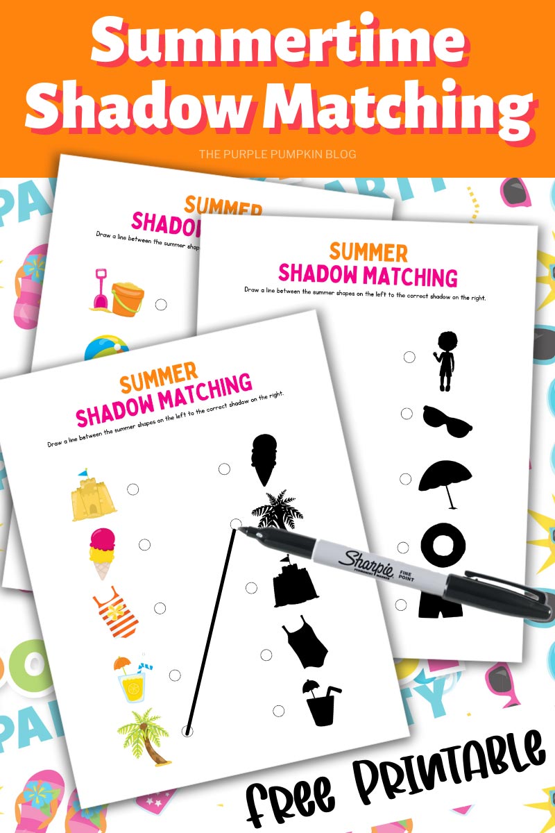 Summertime-Shadow-Matching-Free-Printable