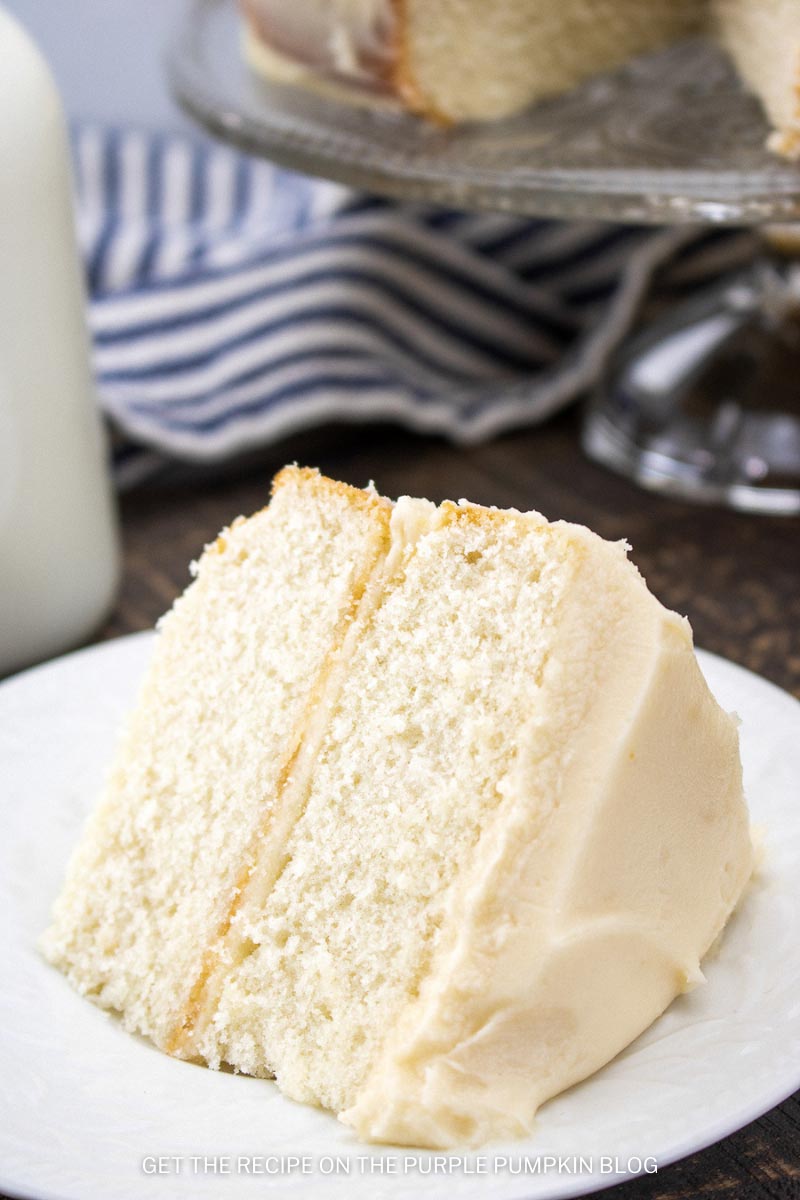 A Recipe for Classic White Layer Cake with Buttercream Frosting