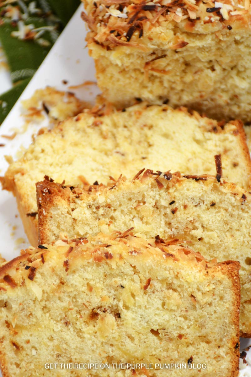A Recipe for Sweet Pineapple Coconut Bread Loaf