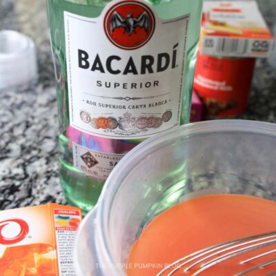 Adding Rum to Jello if Desired