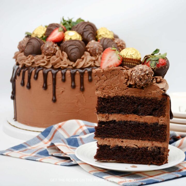 Candy Bar Layer Cake - The Cake Chica